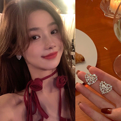 2022 Hot High Sense koreai trend Elegáns Pave cirkon geometriai négyzet alakú fülbevaló női lányoknak divatékszer buli ajándékok