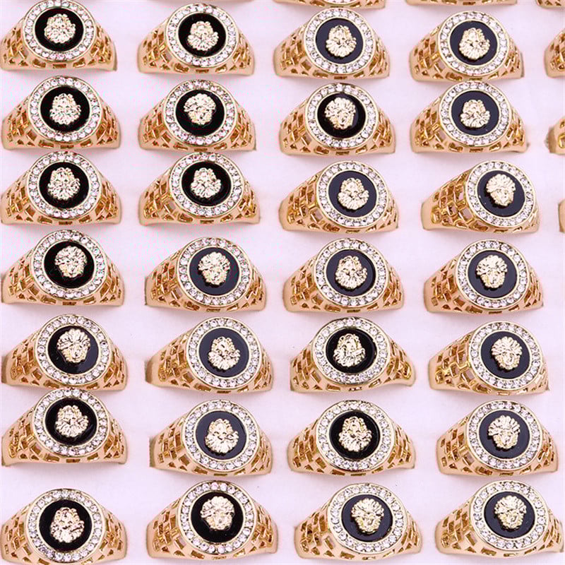 NurmWung Korejski kreativni meduza prsten za muškarce s intarzijama cirkona Modno dominirajuće prstenje Ženski punk stilski nakit Pokloni