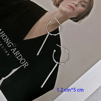 2021-es új koreai fém kerek karika fülbevaló női divat aranyos arany ezüst színű punk bájos fülbevaló minimalista ékszer Brincos