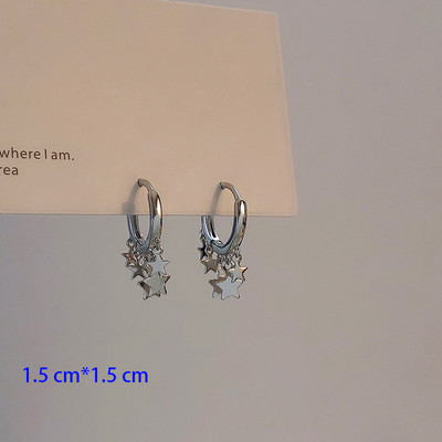 2021-es új koreai fém kerek karika fülbevaló női divat aranyos arany ezüst színű punk bájos fülbevaló minimalista ékszer Brincos