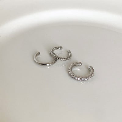 Cercei cu clemă drăguți din zircon delicat pentru femeie cataramă ureche manșetă fără piercing ureche cartilaj fals pentru femei 2022 bijuterii de modă