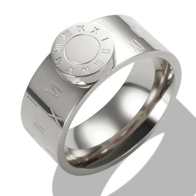 JINHUI Emajlirani set prstenova od nehrđajućeg čelika za žene Okrugla narukvica s rimskim brojevima Pozlaćeni Trend Novi narukvice Set nakita