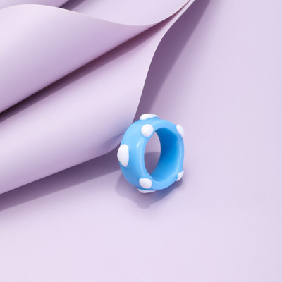 Aranyos egyszerű béka csaj gyűrű nőknek lányoknak gyanta geometriai divat rajzfilm állatgyűrűk esztétikus legjobb barát ékszer parti ajándék