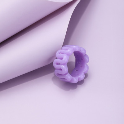 Aranyos egyszerű béka csaj gyűrű nőknek lányoknak gyanta geometriai divat rajzfilm állatgyűrűk esztétikus legjobb barát ékszer parti ajándék