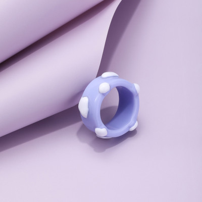 Aranyos egyszerű béka csaj gyűrű nőknek lányoknak gyanta geometriai divat rajzfilm állatgyűrűk esztétikus legjobb barát ékszer parti ajándék