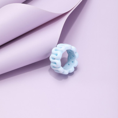 Aranyos egyszerű béka csaj gyűrű nőknek lányoknak gyanta geometriai divat rajzfilm állatgyűrűk esztétikus legjobb barát ékszer parti ajándék