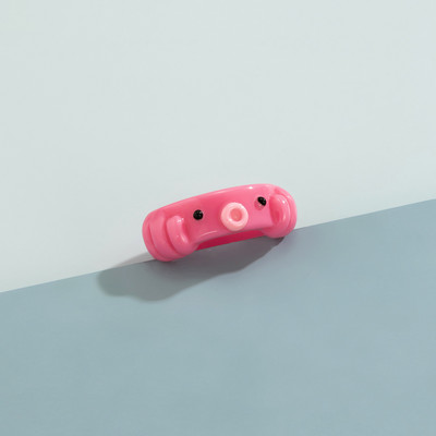 Aranyos egyszerű béka csaj gyűrű nőknek lányoknak gyanta geometriai divat rajzfilm állatgyűrűk esztétikus legjobb barát ékszer parti ajándék