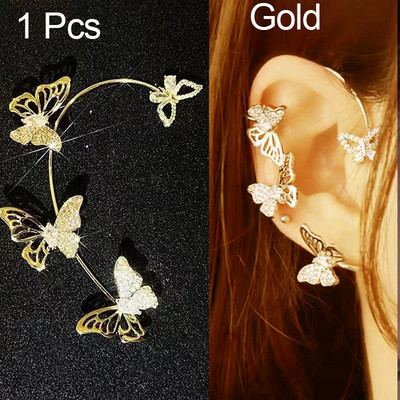 1 vnt. karštas išpardavimas saldus įdėklas cirkonio Mėnulio žvaigždės ausų kauliukų segtukas Moteriški auskarai Ausų rankogaliai moteriškiems papuošalams Be auskarų auskarų segtuko