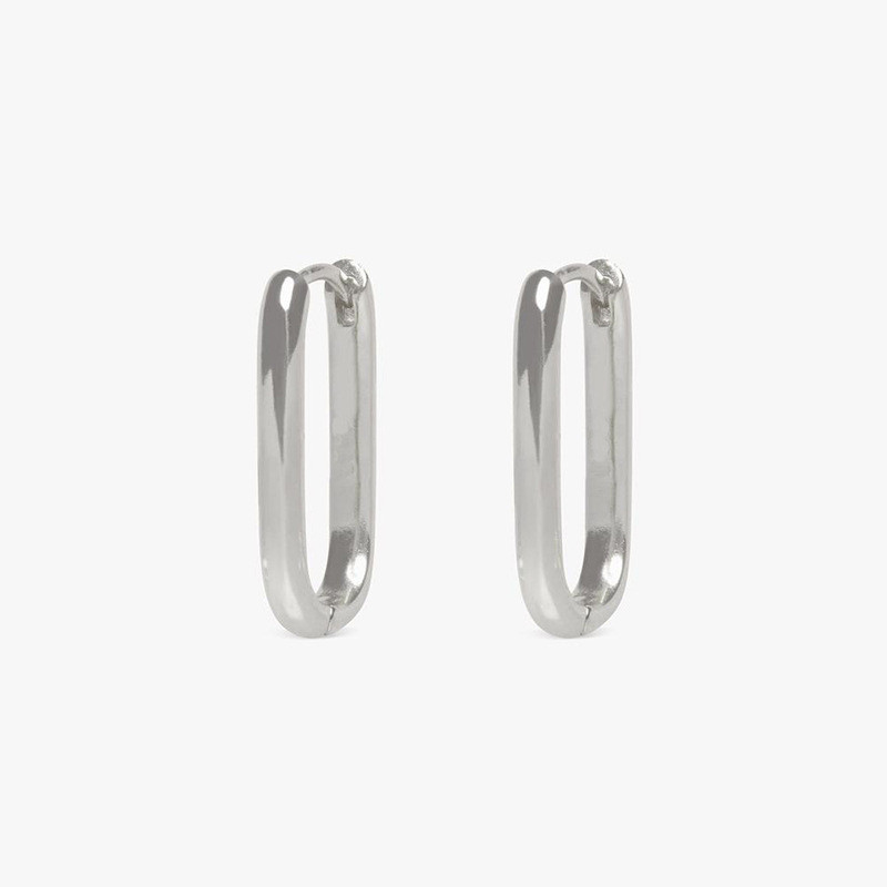 SIPENGJEL Madingi aukso spalvos kvadratiniai apskritimo žiediniai auskarai moterims Huggies auskarai su sagtimi auskarai auskarai papuošalai Priedai 2023 m.