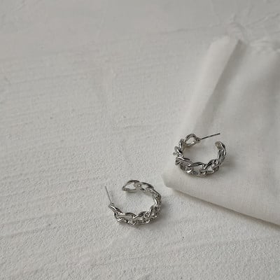 Cercei coreeani simpli, cu cerc dublu, auriu, cu cristale de metal, pentru femei, bijuterii de modă mici, cadouri pentru cel mai bun prieten