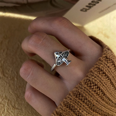 Punk gotički set prstena u obliku srca za žene Crne kockice Vintage pik as srebrne boje presvučeni retro nakitom za prste s vještačkim dijamantima