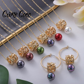 Dubai, bijuterii de culoare aurie, hawaiană, indiană, africană, colier de perle, set de cercei, set de colier pentru femei, accesorii 2022