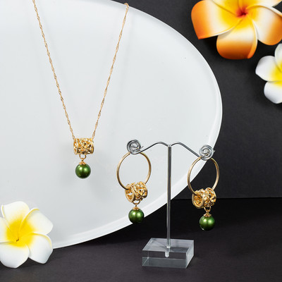 Dubai, bijuterii de culoare aurie, hawaiană, indiană, africană, colier de perle, set de cercei, set de colier pentru femei, accesorii 2022