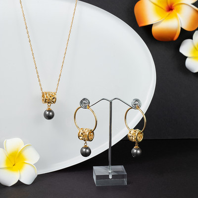Dubai, bijuterii de culoare aurie, hawaiană, indiană, africană, colier de perle, set de cercei, set de colier pentru femei, accesorii 2022