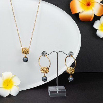Dubai, bijuterii de culoare aurie, hawaiană, indiană, africană, colier de perle, set de cercei, set de colier pentru femei, accesorii 2022