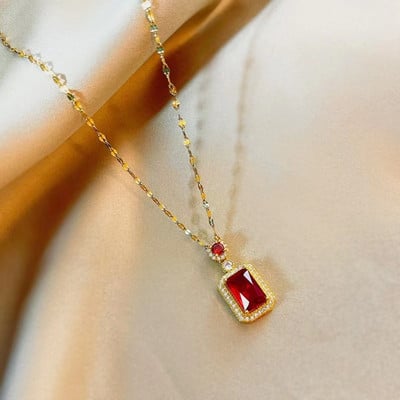 JMK Luksuzni smaragdni 18k pozlaćeni kompleti nakita Modni ženski svadbeni AAA kubni cirkon Kompleti naušnica ogrlice od zelenog kamena