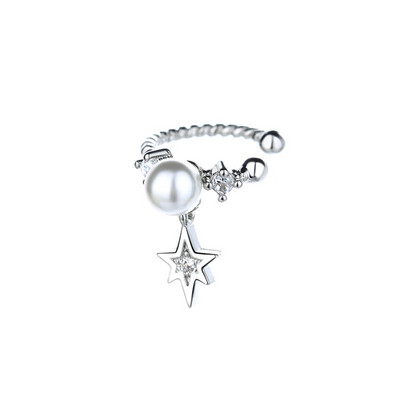 1 kom. Kristalne korejske valovite naušnice s štipaljkama za uho za žene bez piercinga Nakit bez piercinga Vruće