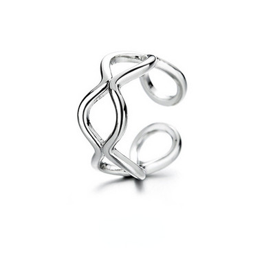 1 kom. Kristalne korejske valovite naušnice s štipaljkama za uho za žene bez piercinga Nakit bez piercinga Vruće