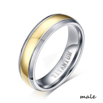 Двойка пръстени - Дамски изящни кристали Циркониеви пръстени Комплект прости мъжки пръстени от неръждаема стомана Модни бижута за любовници Подаръци