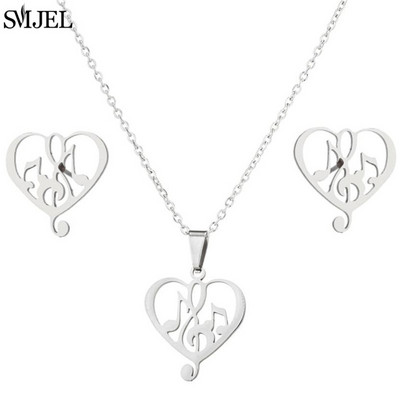 Auksiniai nerūdijančio plieno papuošalų rinkiniai moterims 2022 m. mados papuošalai Koala Daisy Hummingbird karoliai Kryžiaus paprasti auskarai Brinco