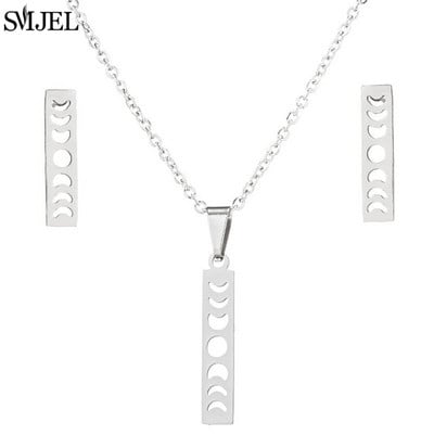 Auksiniai nerūdijančio plieno papuošalų rinkiniai moterims 2022 m. mados papuošalai Koala Daisy Hummingbird karoliai Kryžiaus paprasti auskarai Brinco