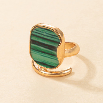 Tocona Luxury Stripe Big Single Joint Ring για Γυναικεία Νέο Χρυσό Χρώμα Κράμα Μεταλλικό Ανοιχτό Κοσμήματα Αξεσουάρ για πάρτι кольца 17655
