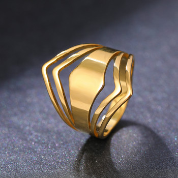 Δαχτυλίδι από ανοξείδωτο ατσάλι γεωμετρικά ρόμβοι αντίκες δαχτυλίδια Anillos Κομψά δαχτυλίδια μόδας για γυναίκες Κοσμήματα δώρα αρραβώνων γάμου