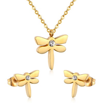 LUXUKISSKIDS Seturi de bijuterii pisici animale Colier de mână Hamsa din oțel inoxidabil 316L pentru femei/fete Dubai Seturi de bijuterii africane indiene