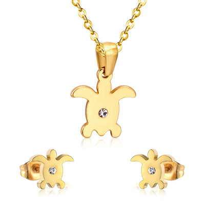 LUXUKISSKIDS Seturi de bijuterii pisici animale Colier de mână Hamsa din oțel inoxidabil 316L pentru femei/fete Dubai Seturi de bijuterii africane indiene