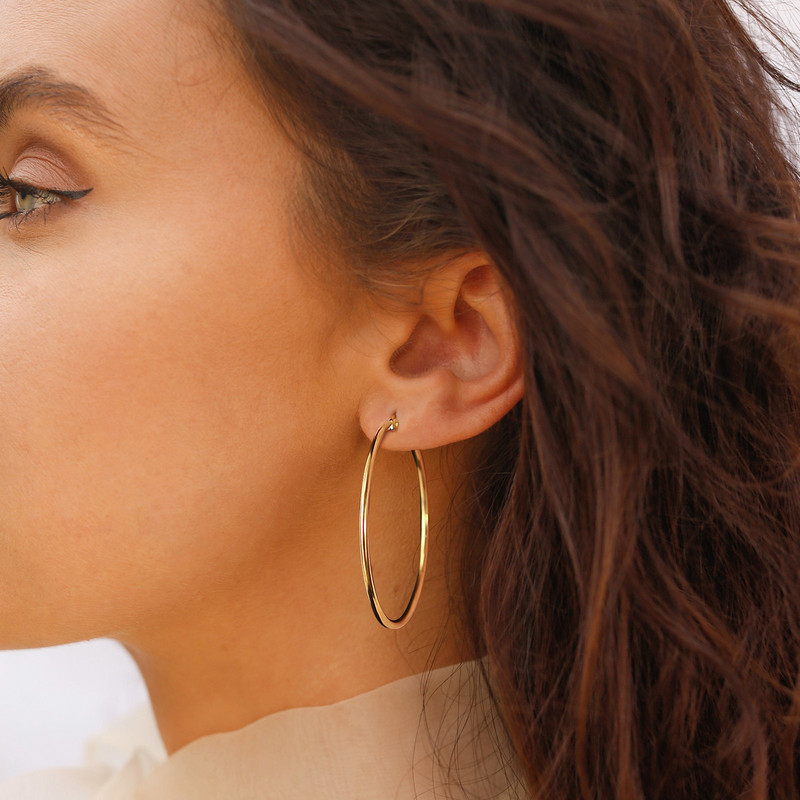 „Vnox“ minimalistiniai metaliniai auskarai moterims, aukso spalvos nerūdijančio plieno elegantiški moteriški mergaičių auskarai, senoviniai vakarėlių papuošalai