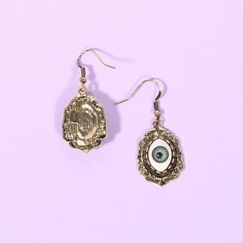 Coconal Women Punk Vintage 3D Eye Dangle Σκουλαρίκια Goth Κρεμαστό κρεμαστό Drop Retro σκουλαρίκια Κοσμήματα Αξεσουάρ για πάρτι Δώρο