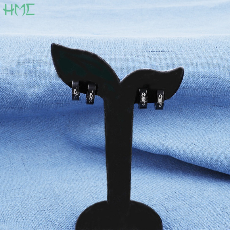 1 db egyszerű, piercingmentes fülbevaló, titán acél csíptetős hamis fülbevaló kerek fülcsipesz nőknek Férfi punk party divat szexi ékszerek