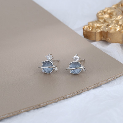 Κορεάτικο στιλ Κρυστάλλινα λουλούδια απομίμηση μαργαριταρένιου σκουλαρίκια για γυναίκες κορίτσια Σκουλαρίκια λουλουδιών Sweet Statement Δώρα κοσμήματα