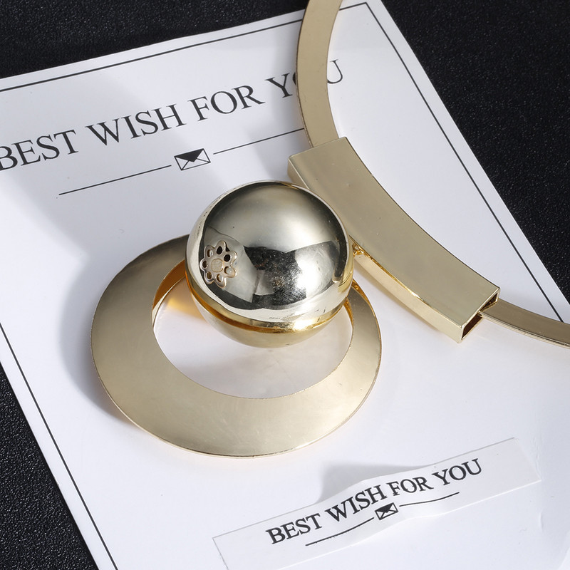 VIVILADY Bohemia gyöngyutánzat ékszerkészletek arany színű nagy gyöngyök nyaklánc nyaklánc fülbevaló afrikai nők esküvői parti ajándékok