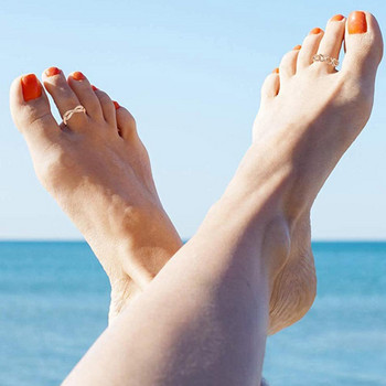 12бр. Регулируеми пръстени на пръстите на краката за жени Момичета Прост плажен комплект пръстени с отворени пръсти Сладка стрела сърце с перо Летен пръстен на пръстите Бижута за крака