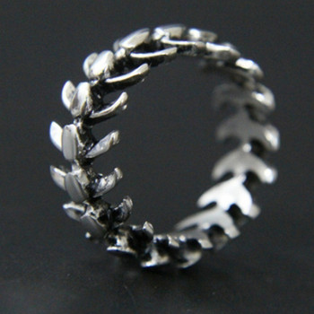 Винтидж готически рок хип-хоп кости мъжки пръстени за пънк рибена кост мъжки жени универсален пръстен драконова кост подарък парти бижута