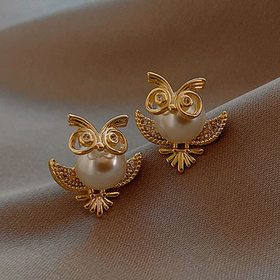 Εξαιρετική μόδα κρυστάλλινο σκουλαρίκι γάτα με καρφιά ασημί χρώμα Γυναικεία σκουλαρίκια μαργαρίτα γοτθικά αξεσουάρ Χαριτωμένο κορίτσι κοσμήματα για πάρτι γενεθλίων