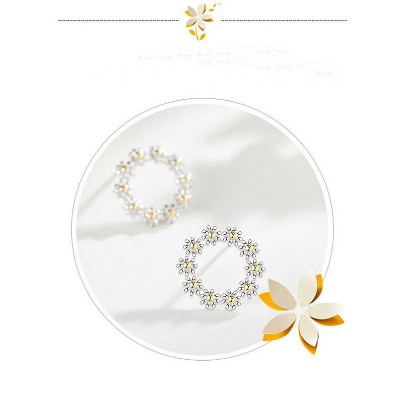 Εξαιρετική μόδα κρυστάλλινο σκουλαρίκι γάτα με καρφιά ασημί χρώμα Γυναικεία σκουλαρίκια μαργαρίτα γοτθικά αξεσουάρ Χαριτωμένο κορίτσι κοσμήματα για πάρτι γενεθλίων