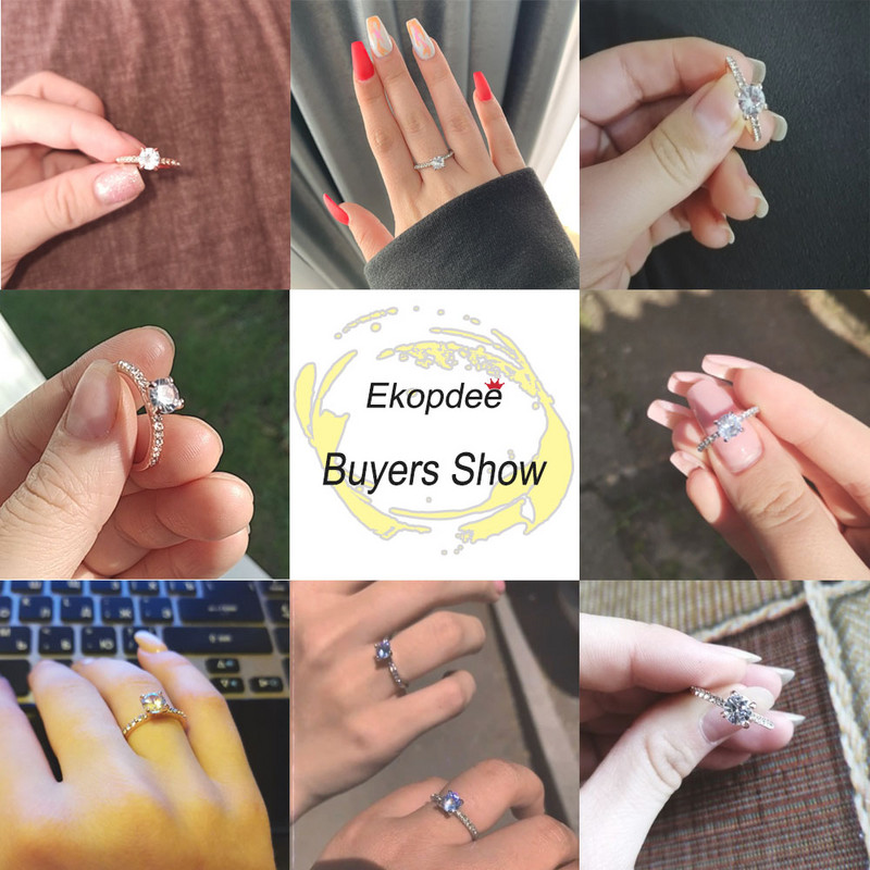 2021 új divatos elegáns cirkon gyűrűk nőknek fehér CZ kristály eljegyzési dizájn Akciós cirkon gyűrűk női esküvői ékszerek