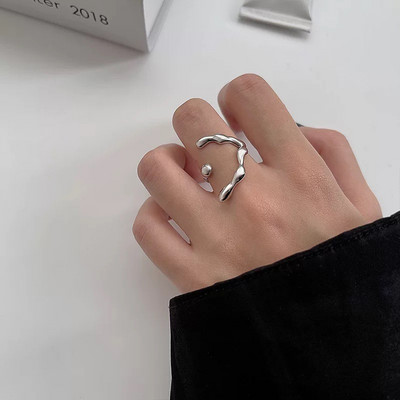 2022 Trend Lava Kpop Inele neregulate Vintage Chunky ramuri goale Inel deschis pentru femei bărbați inele geometrice punk bijuterii de nuntă