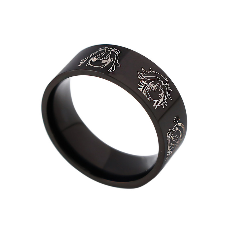 LB3157 Genshin Impact Δαχτυλίδια παιχνιδιών Μόδα Γούρια Δαχτυλίδι δάχτυλων Γυναικεία Κοσμήματα Δαχτυλίδι Ανδρικά Δαχτυλίδια από ανοξείδωτο ατσάλι για εφήβους