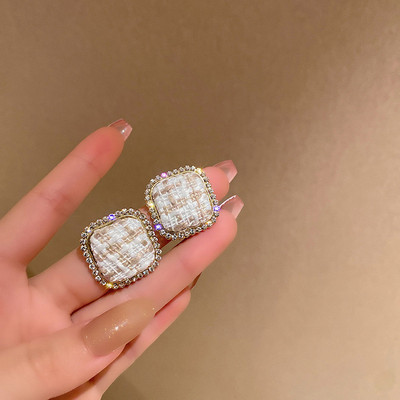 Vintage Μαύρα Flocking Σκουλαρίκια Charm γεωμετρικά Bowknot καρφωτά σκουλαρίκια για γυναίκες Μόδα για κορίτσια Ασυνήθιστα κοσμήματα Αξεσουάρ αυτιών