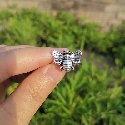 Retro ezüst színű pillangó kígyó békagyűrű férfiaknak női punk egyéniség geometrikus antik divatos állítható gyűrűk