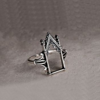 Δαχτυλίδι κοσμημάτων μόδας 2022 Γοτθικό δαχτυλίδι Queen Castle Γυναικείο δαχτυλίδι κοσμήματος Goth Trend Lenore