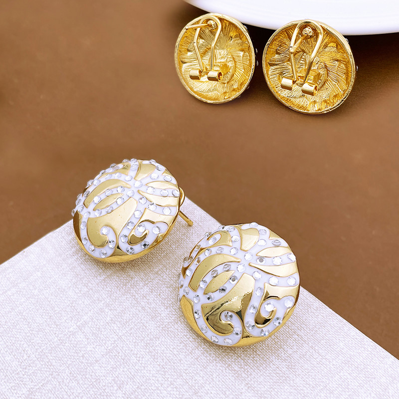 Seturi de bijuterii pentru femei Set de colier cu pandantiv rotund ensemble de bijoux en plaqué or italien