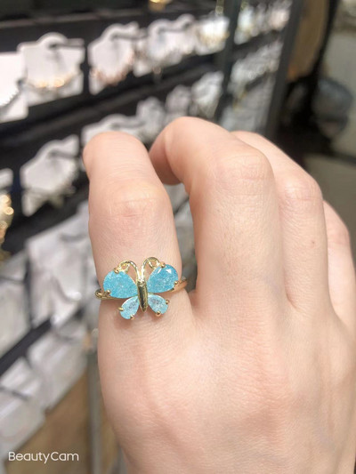 2022-es koreai új, gyönyörű, szép rózsaszín szerelmes nyitógyűrű, divatos temperamentum, sokoldalú gyűrű női ékszerek