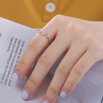 Skyrim Регулируем пръстен за жени от неръждаема стомана Котка Змия Кръст Куче Лапа Светкавица Ангел Крило Пръстен за двойка 2023 Модерни бижута