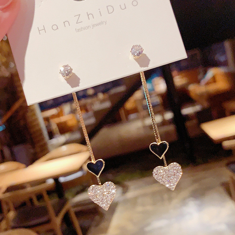 2022 Új divat Egyedi személyiség Fényes Egyszerű Szerelem Bojt őszibarack Szív Fülbevaló Party Ékszer Kitűnő ajándék nagykereskedés