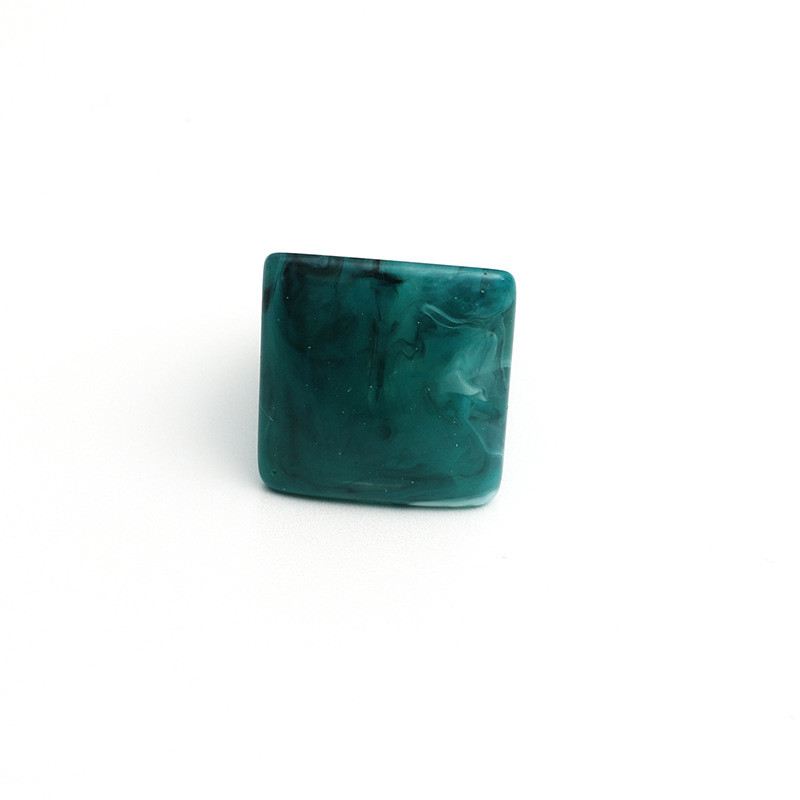 2021 Trend Korea fehér zöld gyűrűk szett nőknek ujj ékszerek akril gyanta utazási gyűrűk vintage divat lányoknak születésnapi ajándékok