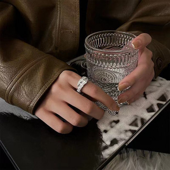 Луксозен пръстен с форма на змия с кристален цвят за жени, момиче, регулируем изискан лъскав пръстен с кубичен циркон, пръстен, сватбени бижута